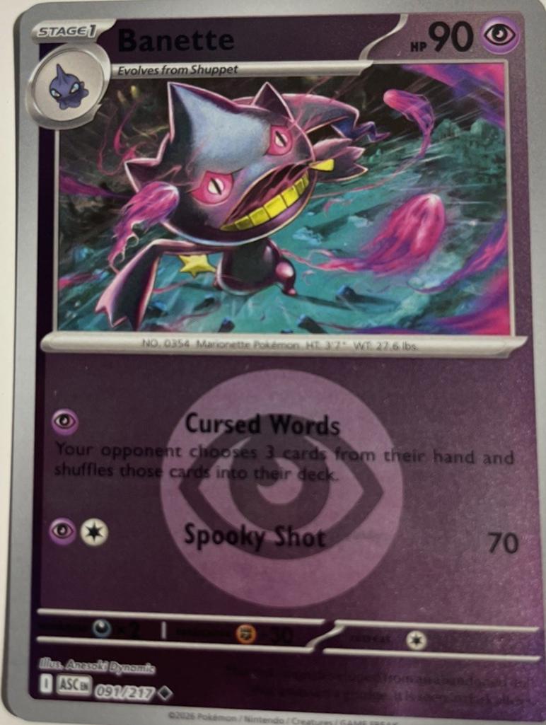 Ascended Heroes Banette [Energy] Pokémon card
